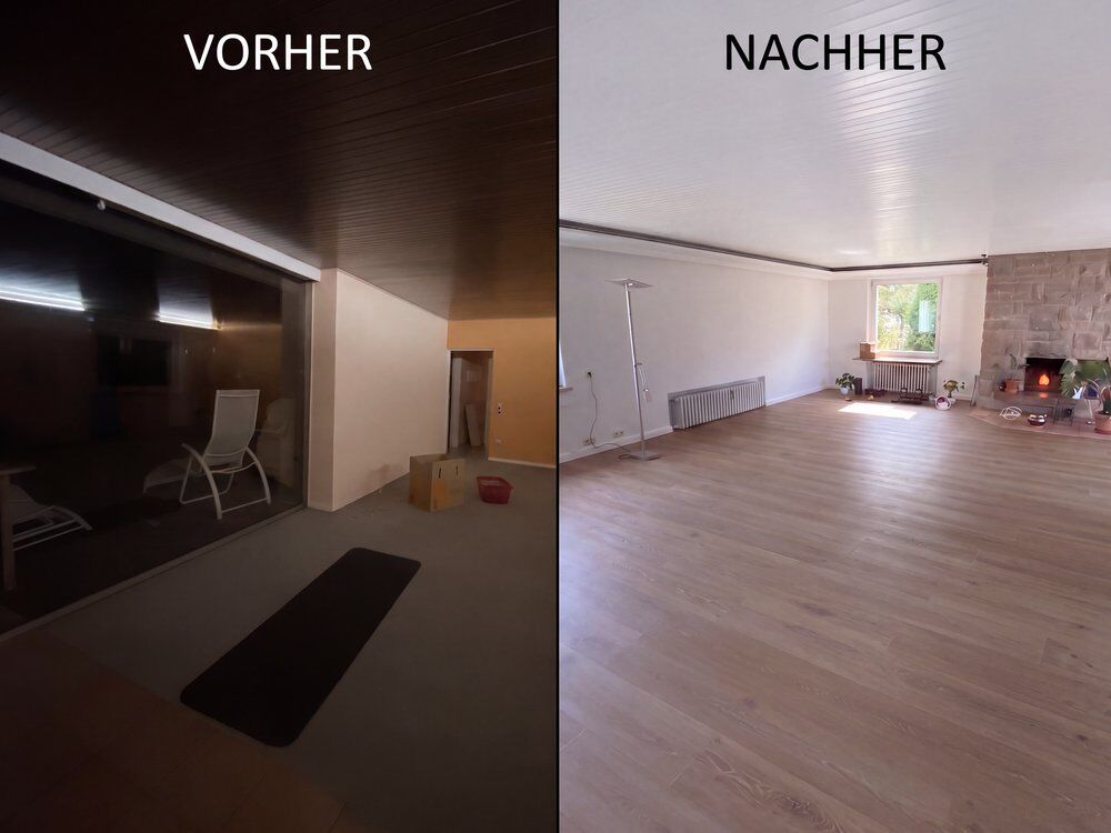 Renovierung – Vorher/Nachher